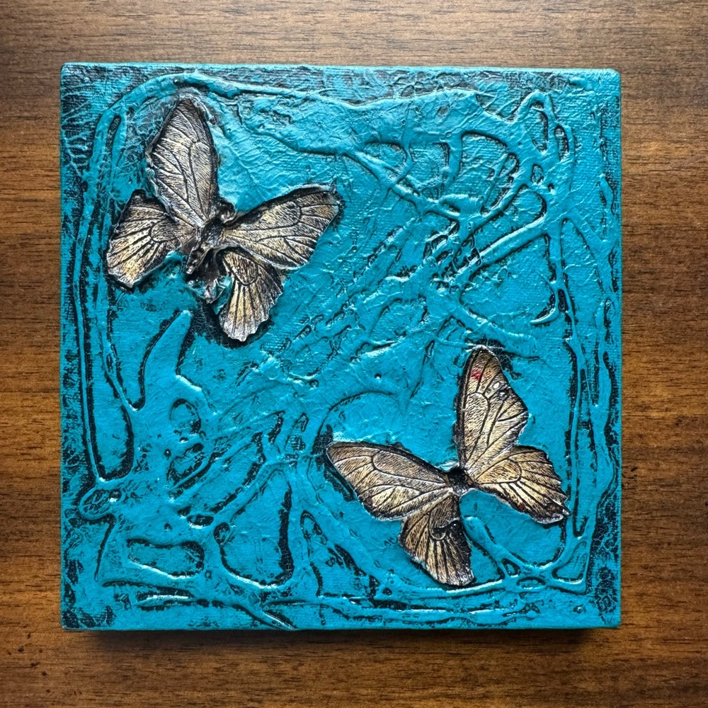 NWOT Josep Font Serrarols Butterfly Art